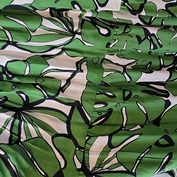 Trina Turk Monstera Philodenderon Maxi Sundress Size S - Picture 4 of 7